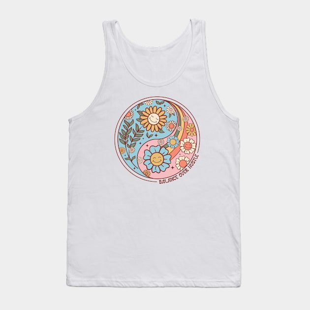 Sun Flower Hustle Tank Top by Setrokompo